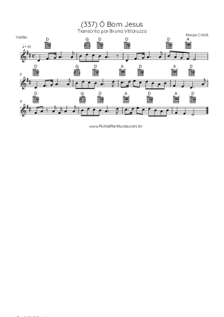 Harpa Cristã  score for Acoustic Guitar