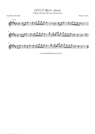 Harpa Cristã score for Alto Saxophone