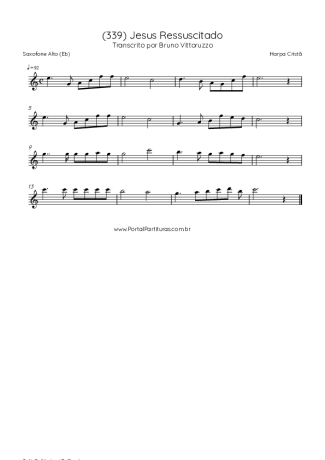 Score for Alto Saxophone