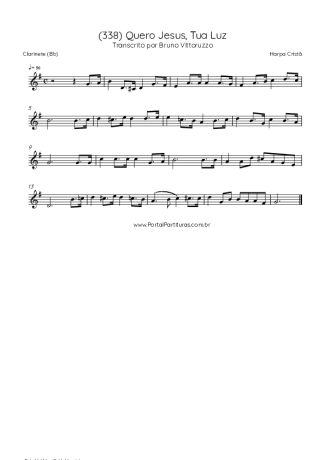 Harpa Cristã  score for Clarinet (Bb)