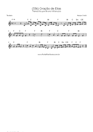 Harpa Cristã score for Keyboard