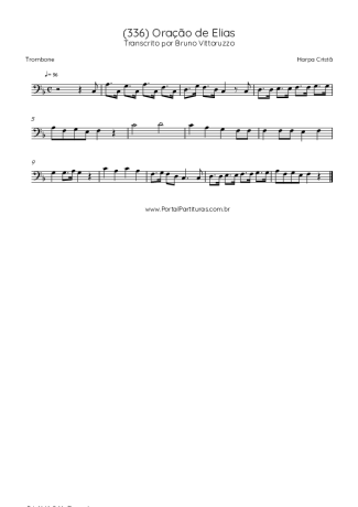 Harpa Cristã  score for Trombone
