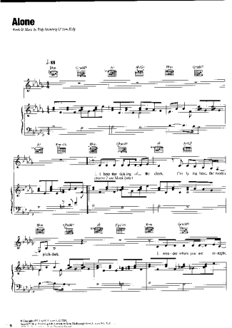 Heart Alone score for Piano
