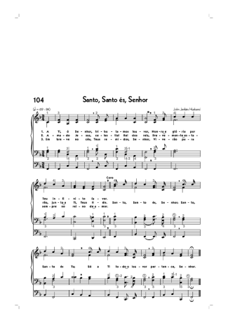 Hinário CCB  score for Organ