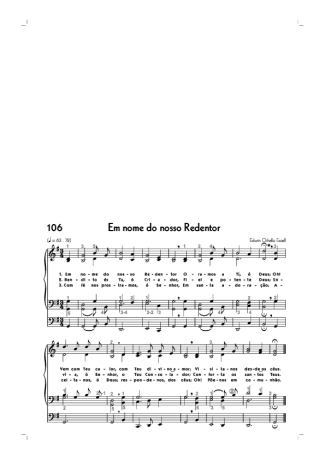 Hinário CCB  score for Organ