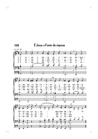 Hinário CCB  score for Organ