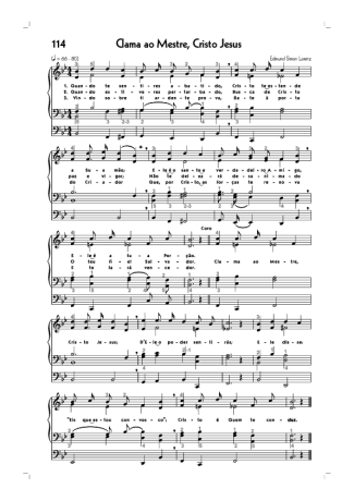 Hinário CCB  score for Organ