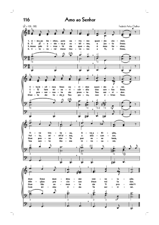 Hinário CCB  score for Organ