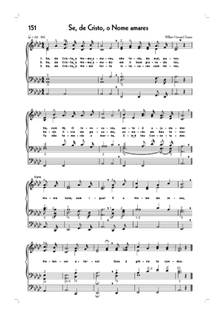 Hinário CCB  score for Organ