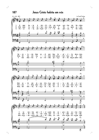 Hinário CCB  score for Organ