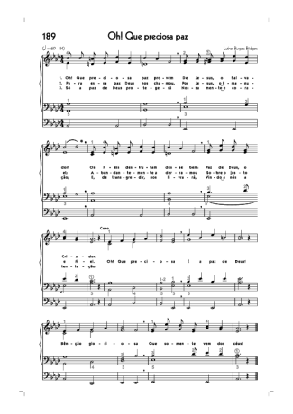 Hinário CCB  score for Organ