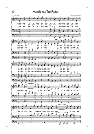 Hinário CCB  score for Organ