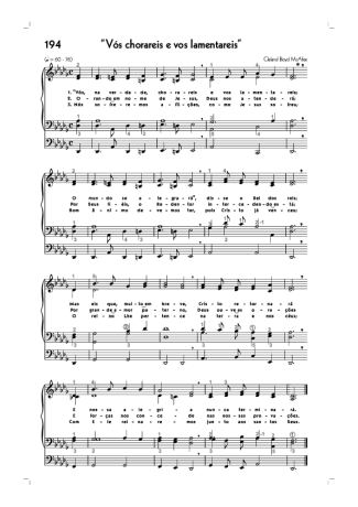 Hinário CCB  score for Organ