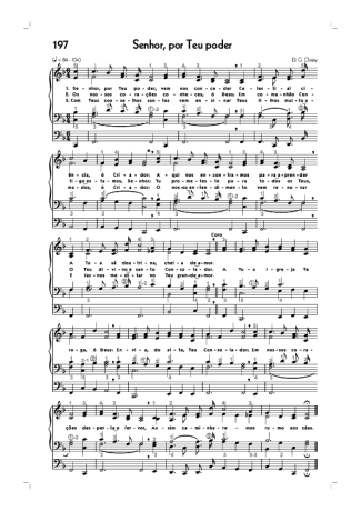 Hinário CCB  score for Organ