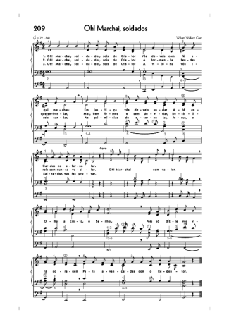 Hinário CCB  score for Organ