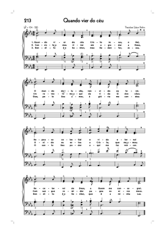 Hinário CCB  score for Organ