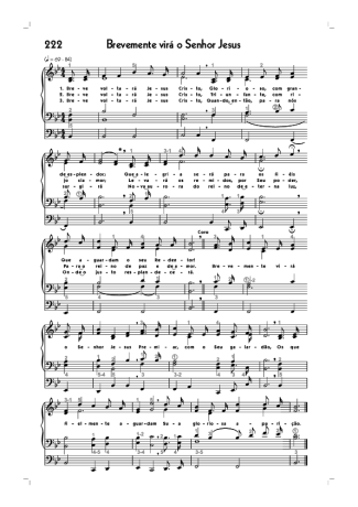 Hinário CCB  score for Organ