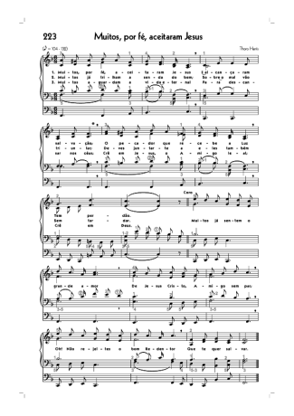 Hinário CCB  score for Organ