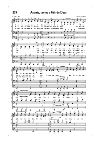 Hinário CCB  score for Organ