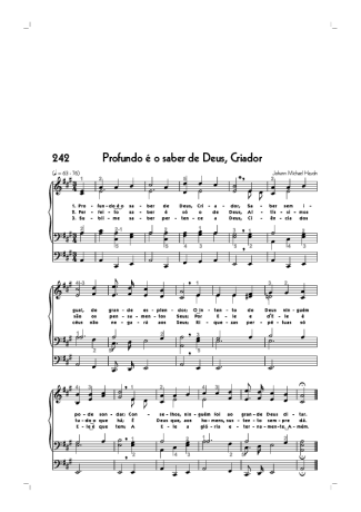 Hinário CCB  score for Organ