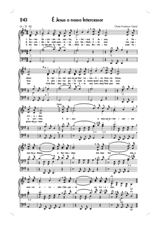 Hinário CCB  score for Organ