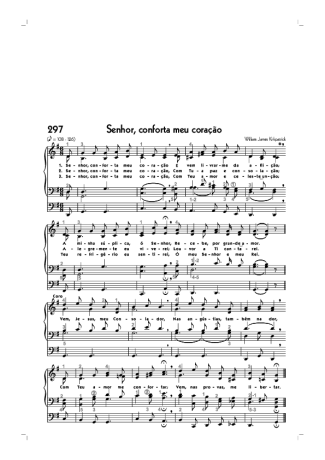Hinário CCB (297) Senhor Conforta Meu Coração score for Organ