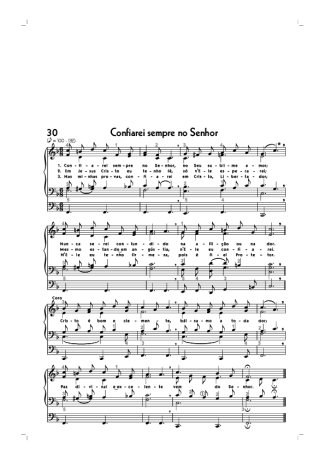 Hinário CCB  score for Organ