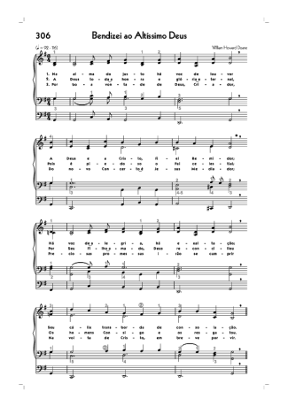 Hinário CCB  score for Organ