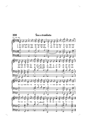 Hinário CCB  score for Organ