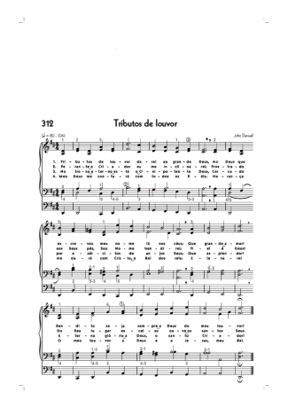 Hinário CCB  score for Organ