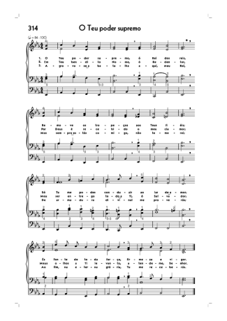 Hinário CCB  score for Organ