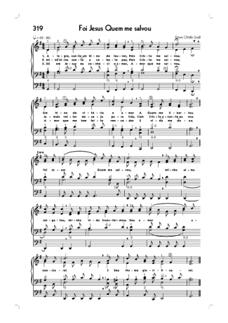Hinário CCB (319) Foi Jesus Quem Me Salvou score for Organ
