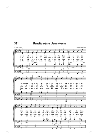 Hinário CCB  score for Organ