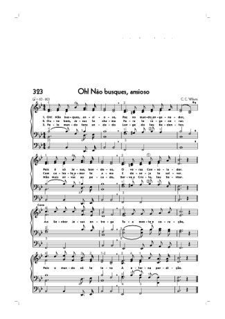 Hinário CCB  score for Organ