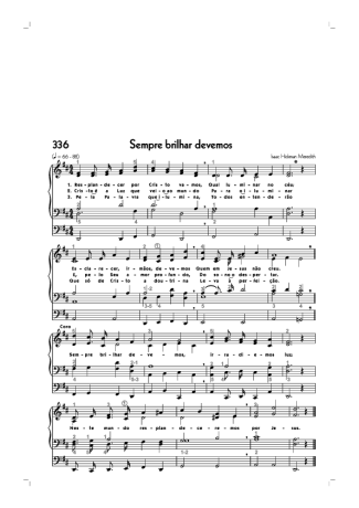 Hinário CCB  score for Organ