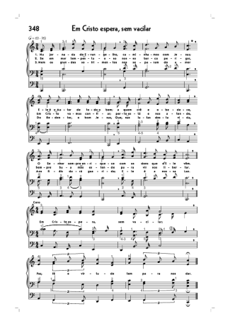 Hinário CCB  score for Organ