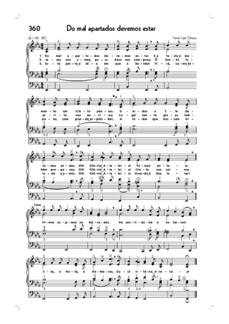 Hinário CCB  score for Organ