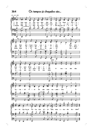 Hinário CCB (364) Os Tempos Já Chegados São score for Organ
