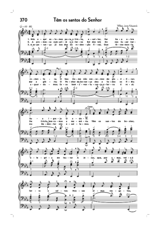 Hinário CCB (370) Têm Os Santos Do Senhor score for Organ
