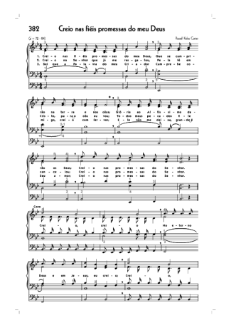 Hinário CCB  score for Organ