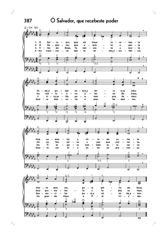 Hinário CCB  score for Organ