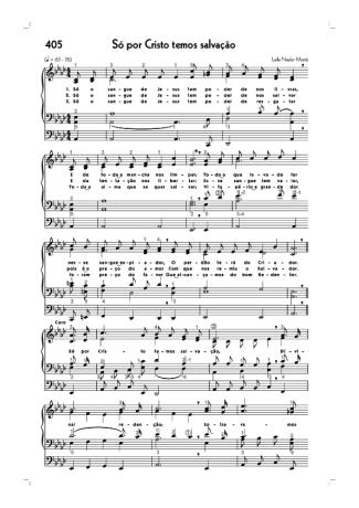 Hinário CCB  score for Organ