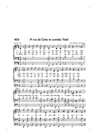 Hinário CCB  score for Organ