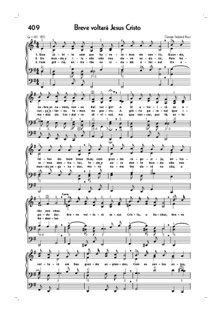 Hinário CCB  score for Organ