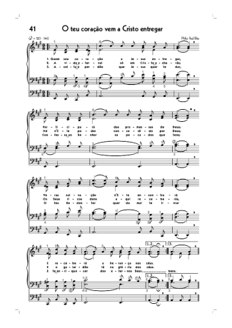 Hinário CCB  score for Organ