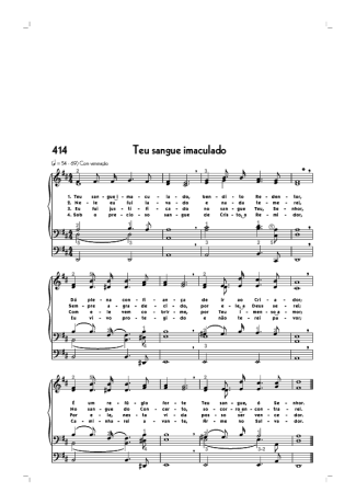 Hinário CCB  score for Organ