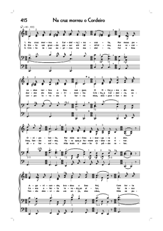 Hinário CCB  score for Organ