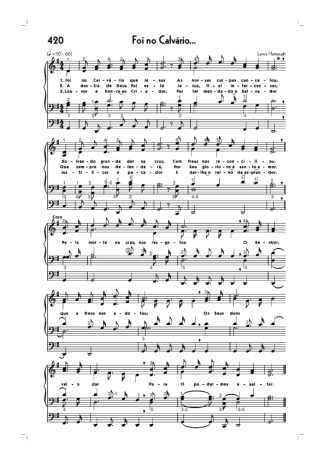 Hinário CCB  score for Organ