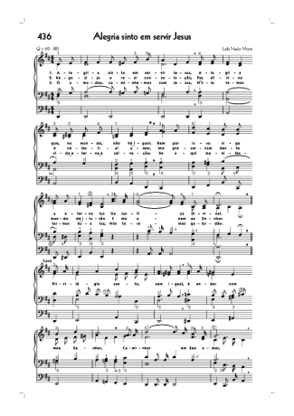 Hinário CCB  score for Organ