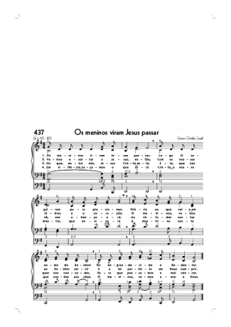 Hinário CCB  score for Organ